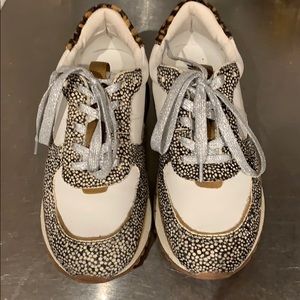 ✨LIKE NEW✨ Madewell Calf Hair Trainers Sneakers